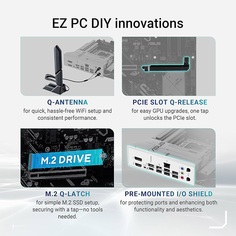 خرید مادربرد Asus Prime Z890-P WIFI - فرم ATX - چیپست Intel